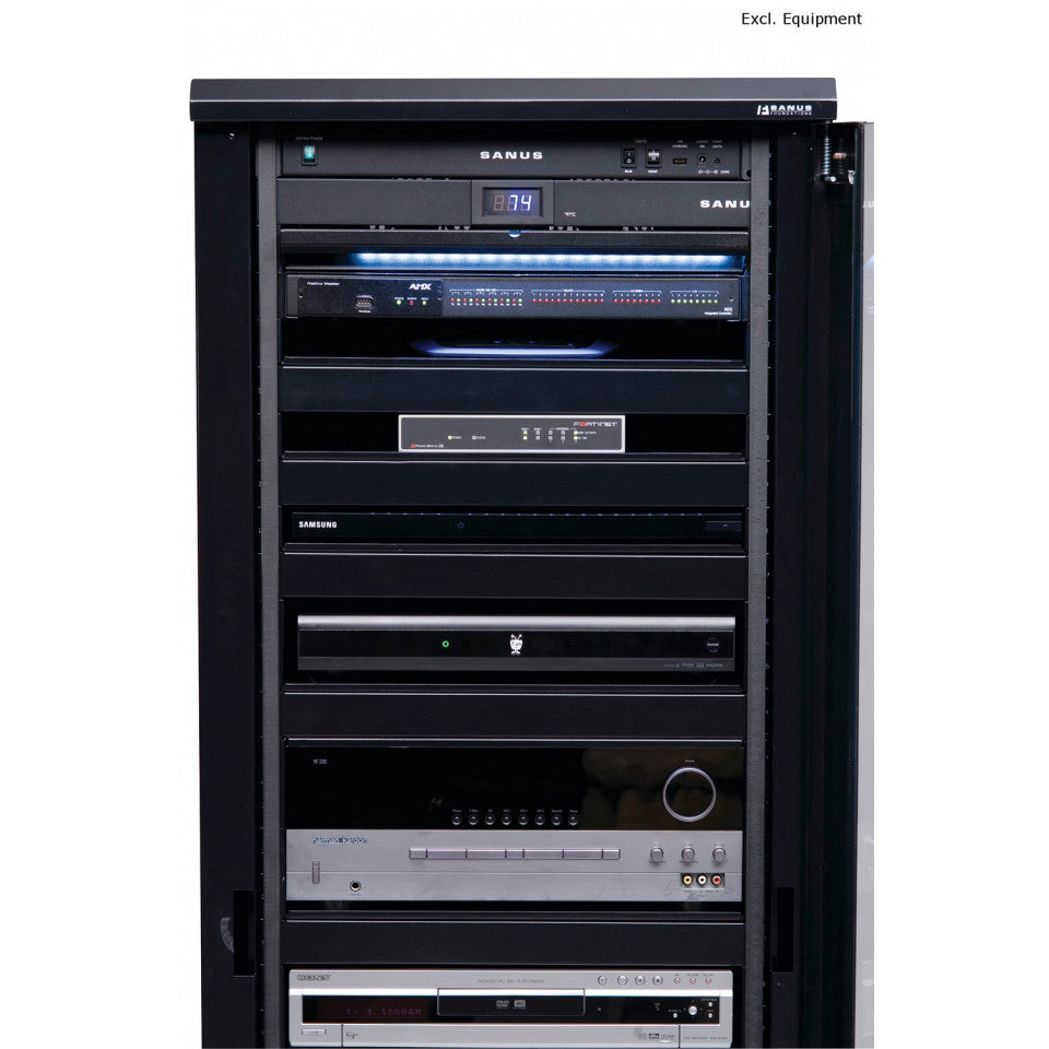 Sanus 36U AV Rack Audio Component Rack and Home Theater