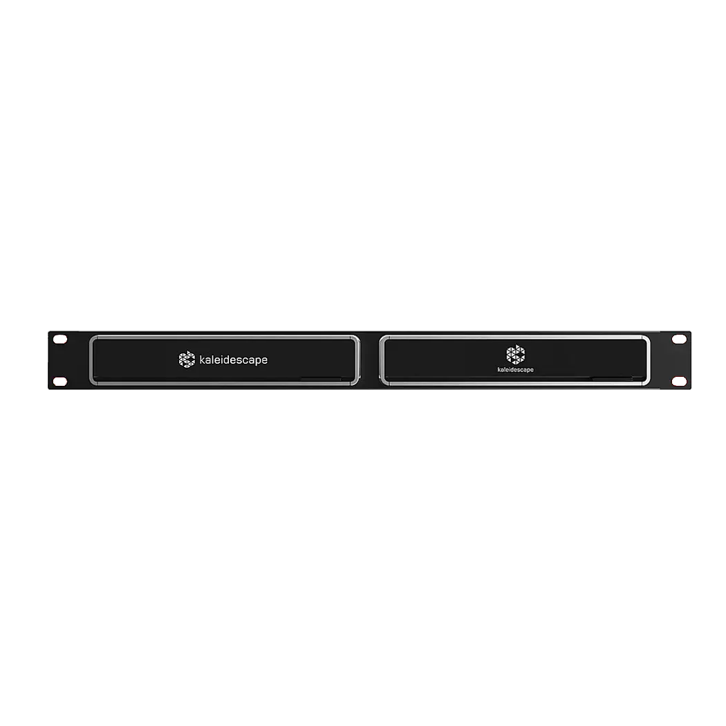 Strato C and Terra (Compact) Rack-Mount Hardware (1RU, holds 1 or 2 components).