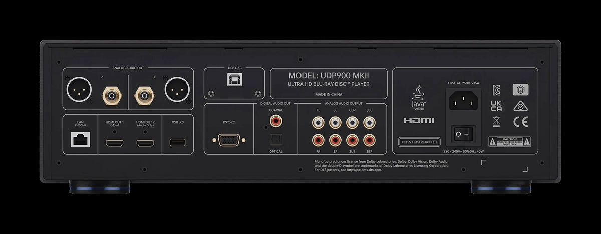 Magnetar UDP900 MKII – rear-panel