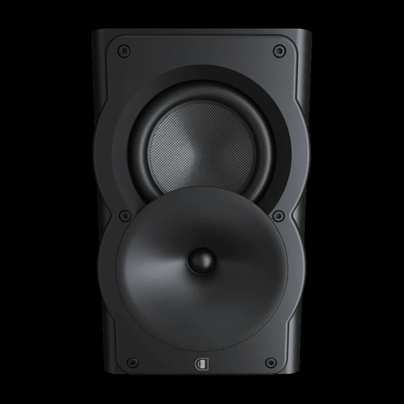 Perlisten A2s – Surround-Lautsprecher – vollständige Original-Produktansicht auf Schwarz