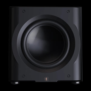 Perlisten D12s – Aktiv-Subwoofer – vollständige Original-Produktansicht auf Schwarz