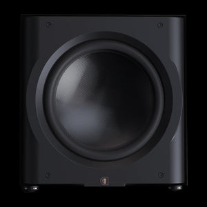 Perlisten D15s – Aktiv-Subwoofer – vollständige Original-Produktansicht auf Schwarz