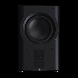 Perlisten D212s – Aktiv-Subwoofer – vollständige Original-Produktansicht auf Schwarz