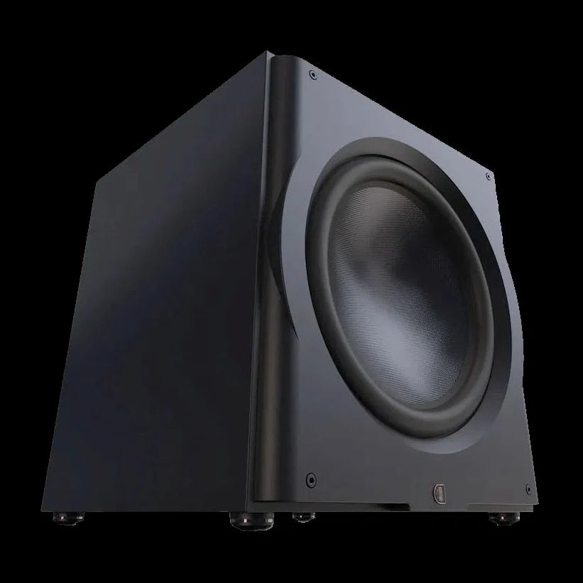 Perlisten R18s – Aktiv-Subwoofer – vollständige Original-Produktansicht auf Schwarz
