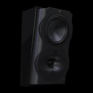 Perlisten R4s – Surround-Lautsprecher – vollständige Original-Produktansicht auf Schwarz