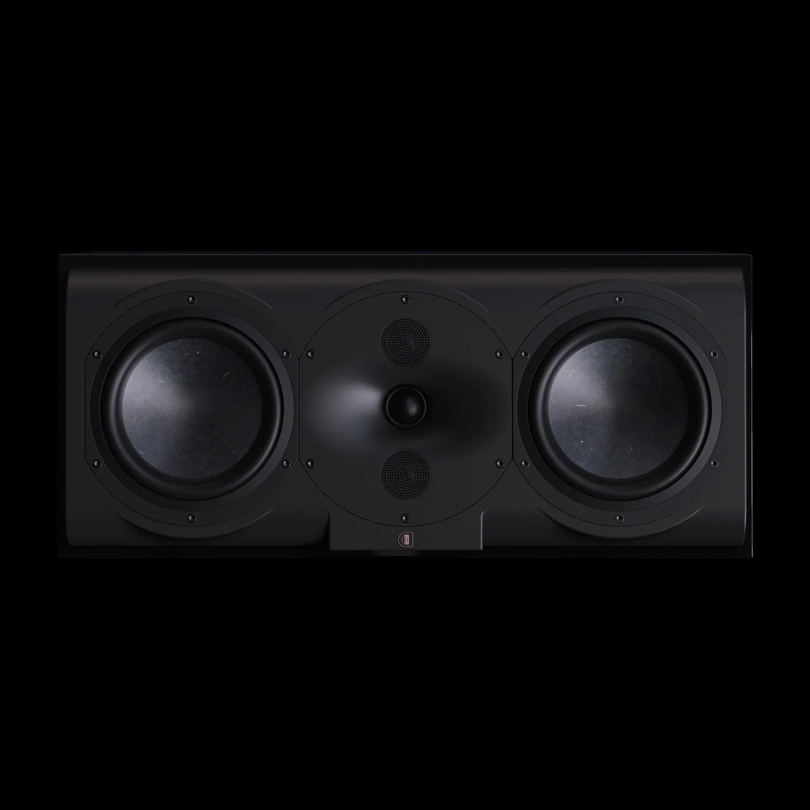 Perlisten R5c – Center-Lautsprecher – vollständige Original-Produktansicht auf Schwarz