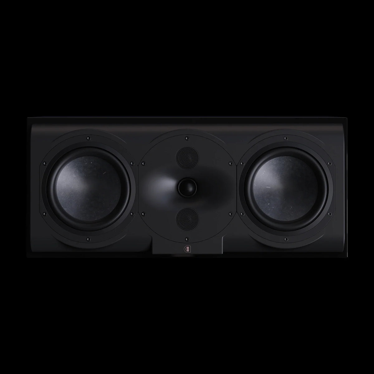 Perlisten R5c – Center-Lautsprecher – vollständige Original-Produktansicht auf Schwarz