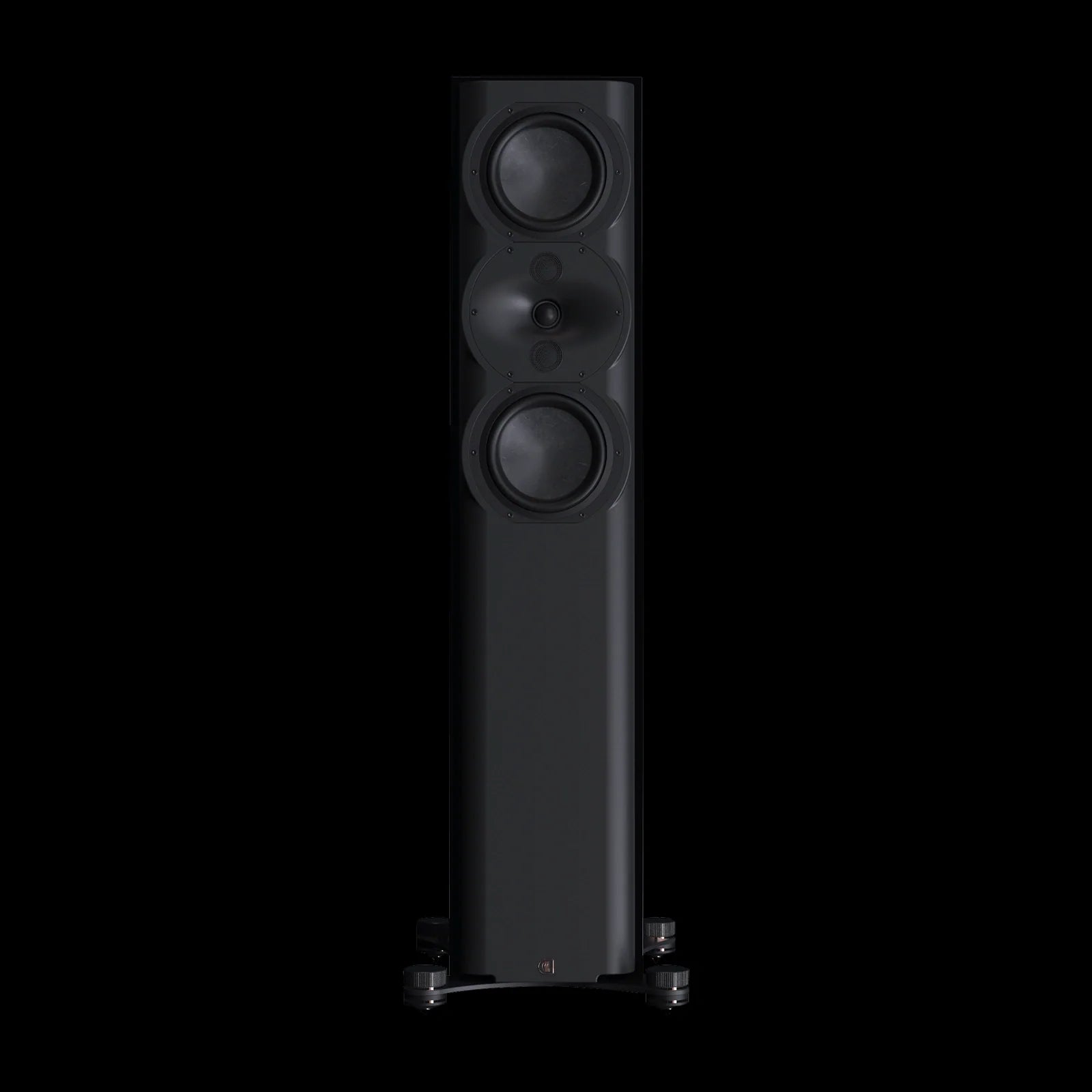 Perlisten R5t – Standlautsprecher – vollständige Original-Produktansicht auf Schwarz