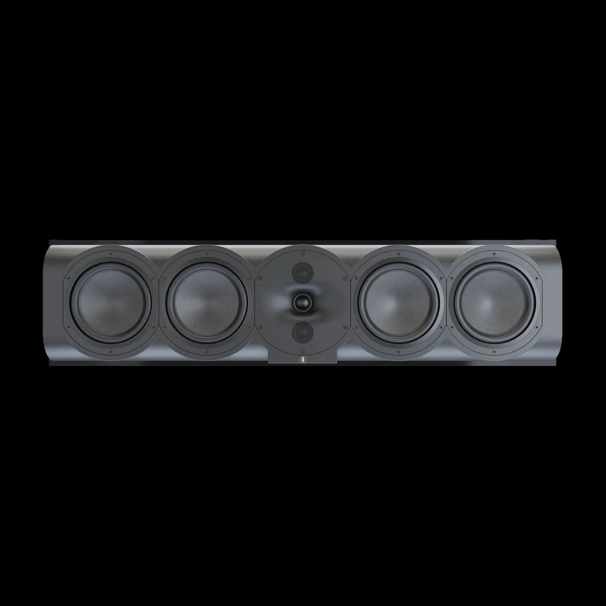 Perlisten R7c – Center-Lautsprecher – vollständige Original-Produktansicht auf Schwarz