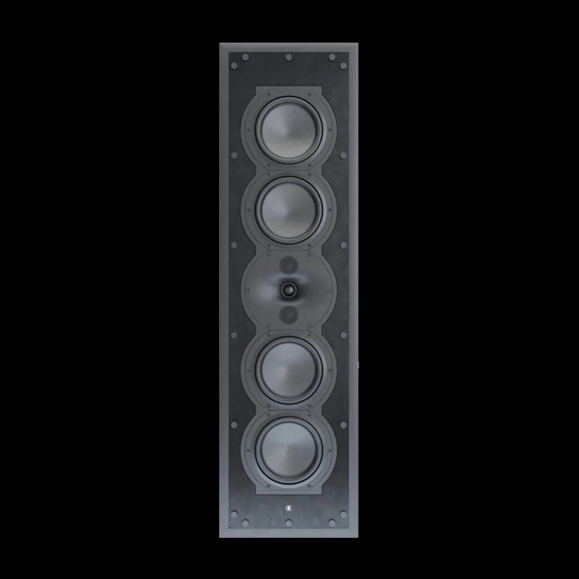 Perlisten R7i-LR – Einbaulautsprecher – vollständige Original-Produktansicht auf Schwarz