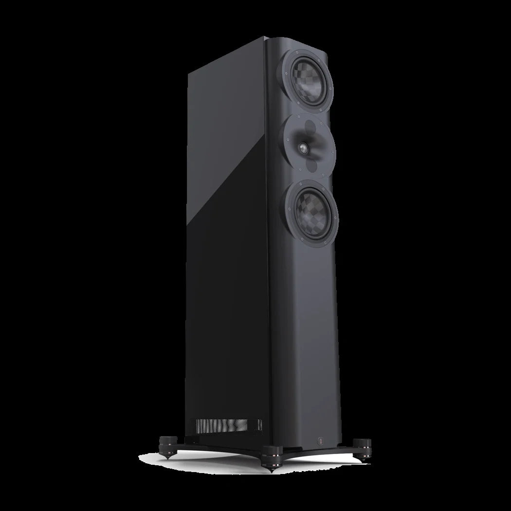 Perlisten S5T – Standlautsprecher – vollständige Original-Produktansicht auf Schwarz