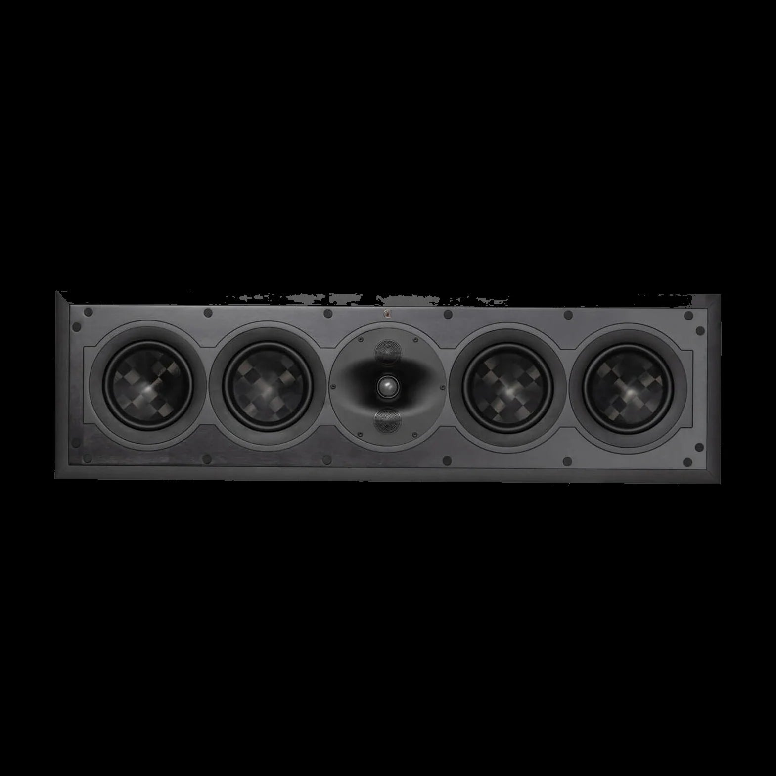 Perlisten S7i-C – Einbaulautsprecher – vollständige Original-Produktansicht auf Schwarz