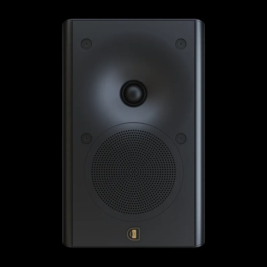 Perlisten X2W – Wandlautsprecher – vollständige Original-Produktansicht auf Schwarz