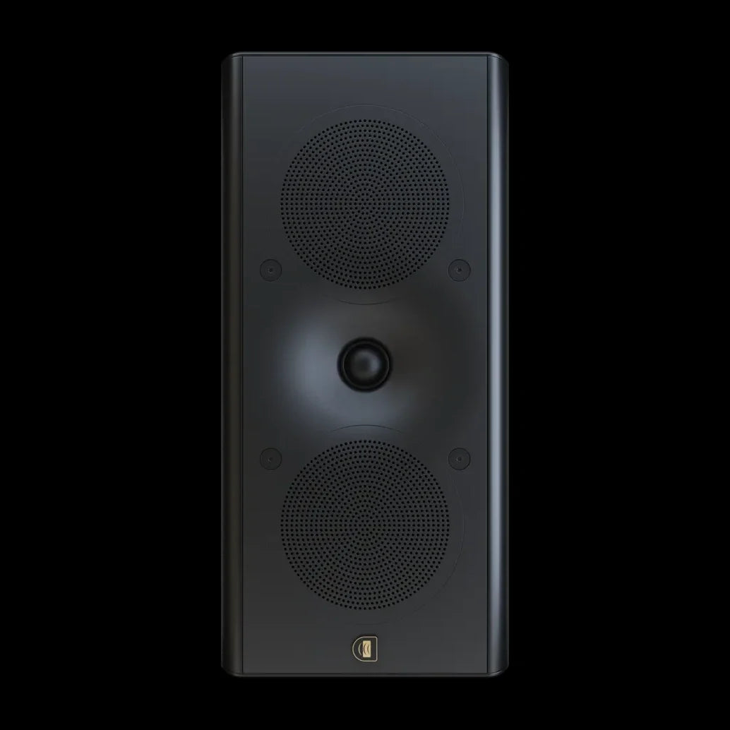 Perlisten X3W – Wandlautsprecher – vollständige Original-Produktansicht auf Schwarz